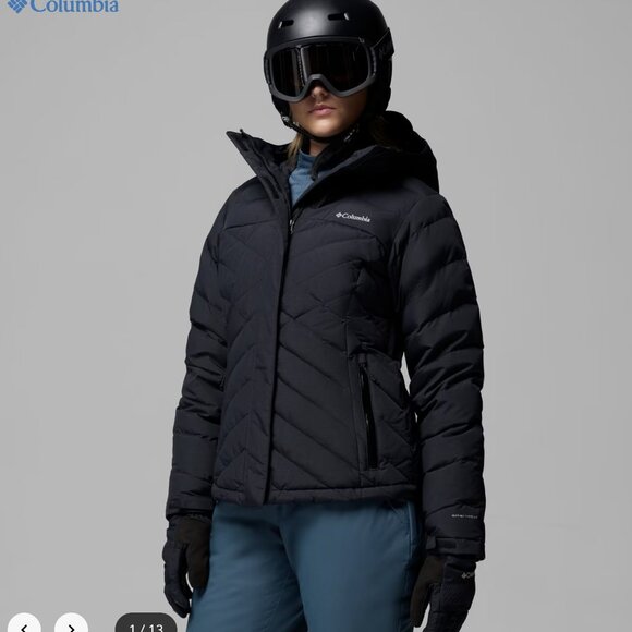 Columbia Women's Lay D Down Omni Heat Ski Jacket, Medium, Black - Picture 9 of 11